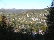 pohled na Malou skálu ze Záborčí